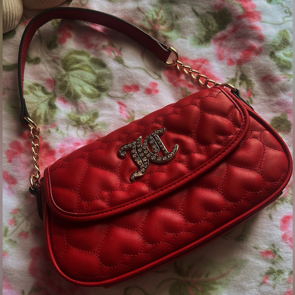 Juicy Couture Red Heart shoulder bag